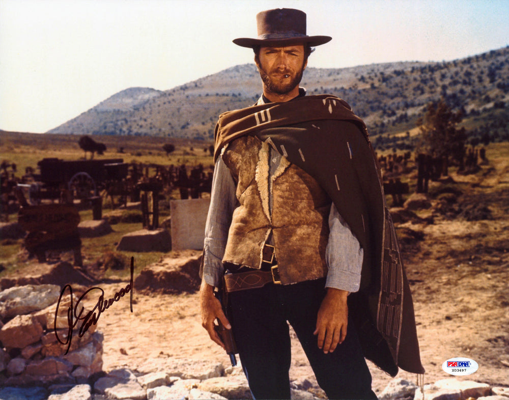 Clint Eastwood The Good, the Bad and the Ugly Signed 11x14 Photo PSA/DNA #XO3497