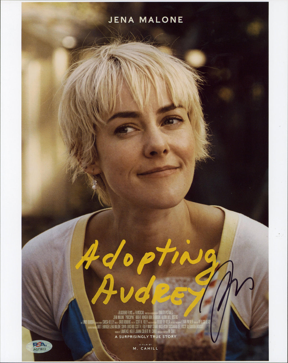 Jena Malone Adopting Audrey Authentic Signed 11x14 Photo PSA/DNA #AQ71613
