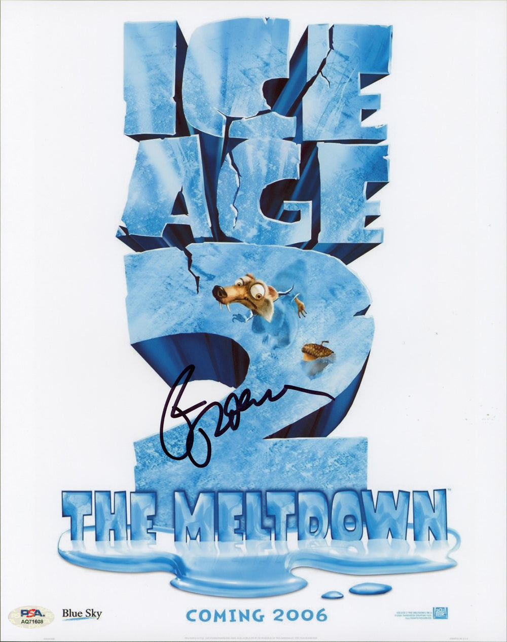 Ray Romano Ice Age 2 Authentic Signed 11x14 Vertical Photo PSA/DNA #AQ71608