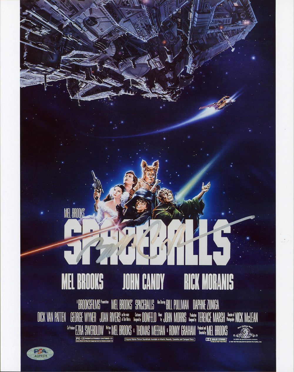 Bill Pullman Spaceballs Authentic Signed 11x14 Vertical Photo PSA/DNA #AQ71578