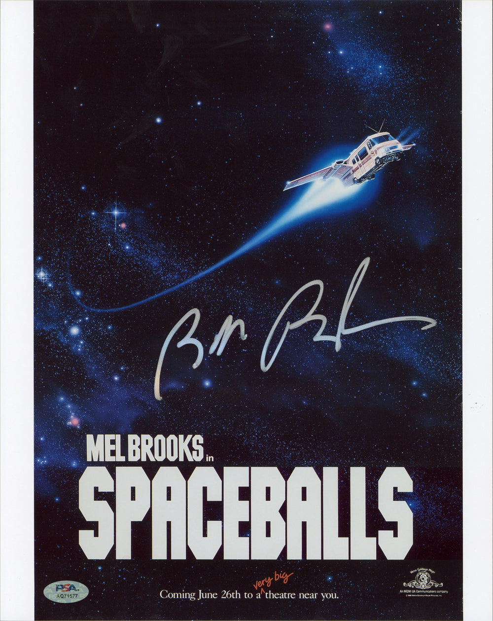 Bill Pullman Spaceballs Authentic Signed 11x14 Vertical Photo PSA/DNA #AQ71577