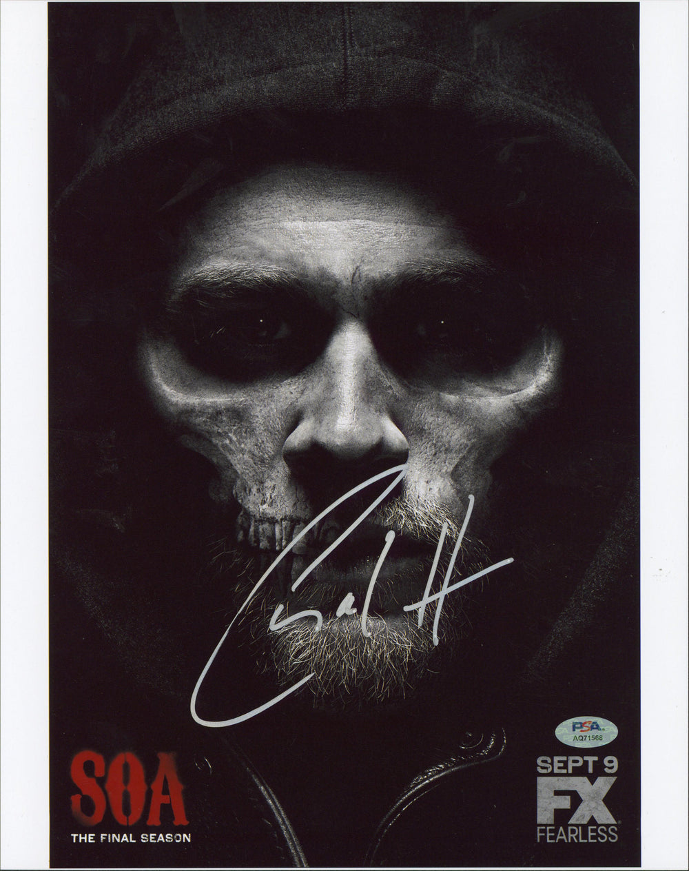 Charlie Hunnam Sons of Anarchy Signed 11x14 Photo PSA/DNA #AQ71568
