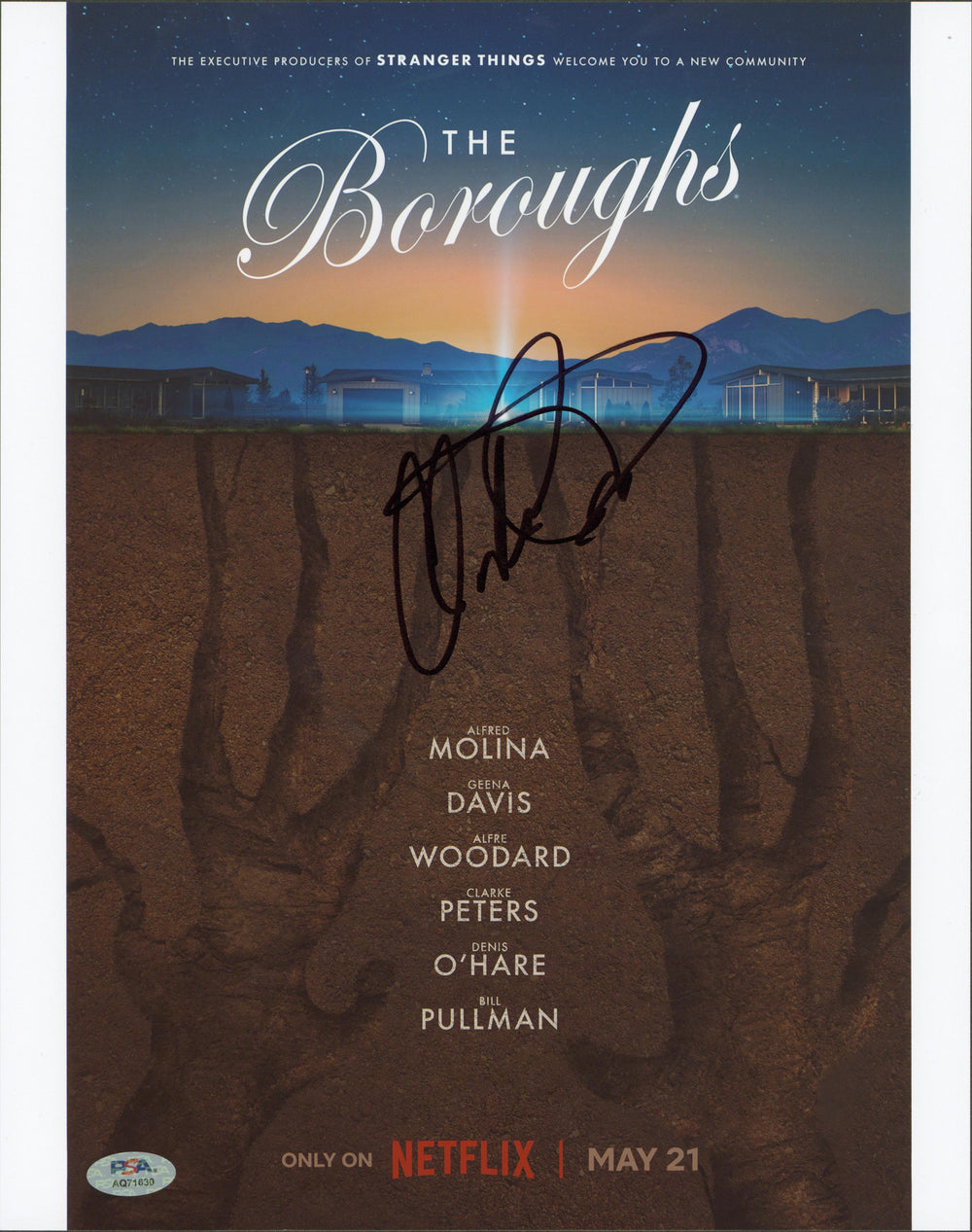 Clarke Peters The Boroughs Authentic Signed 11x14 Vertical Photo PSA #AQ71630