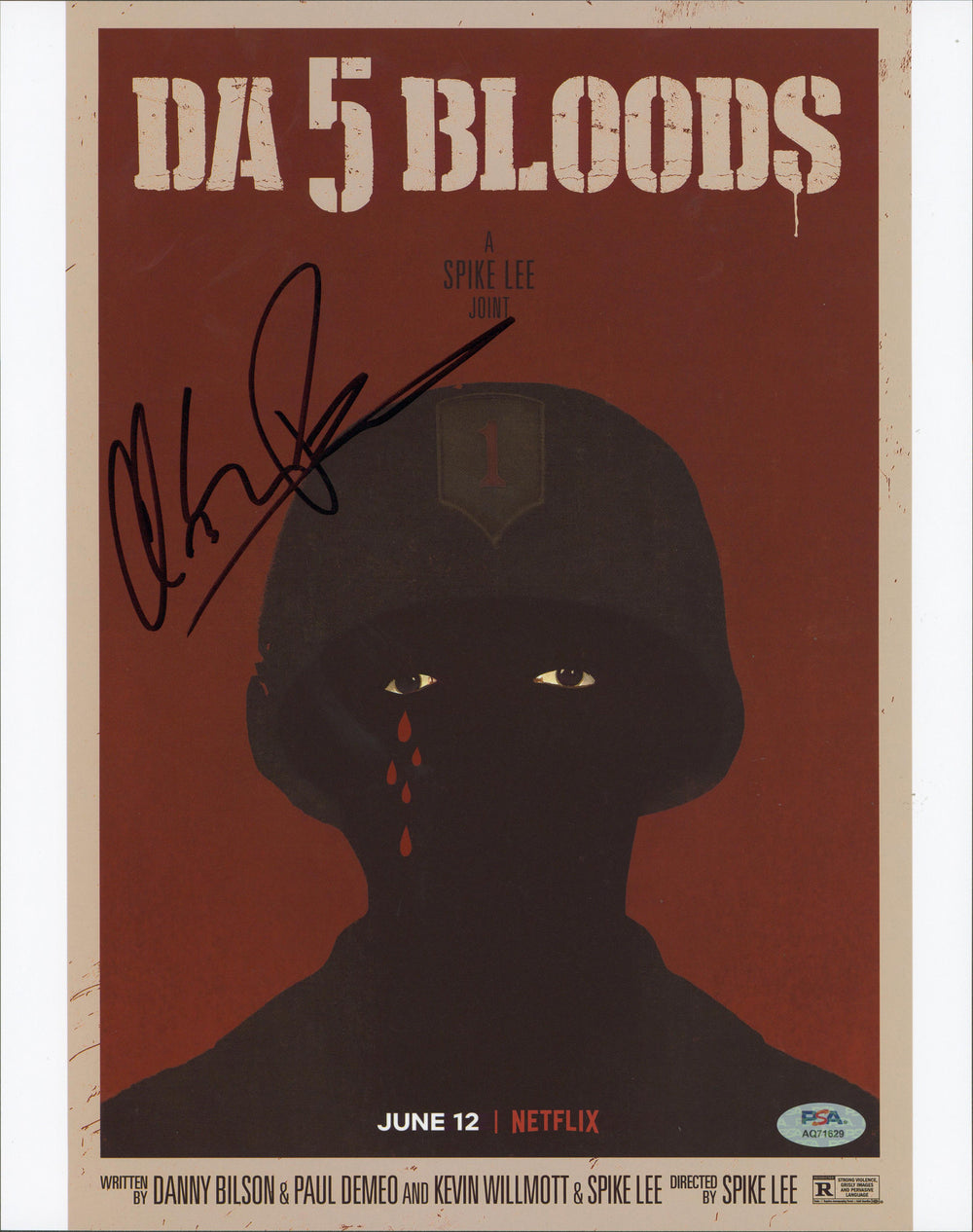 Clarke Peters Da 5 Bloods Authentic Signed 11x14 Vertical Photo PSA/DNA #AQ71629