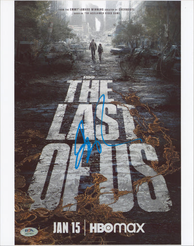 Gabriel Luna The Last Of Us Authentic Signed 11x14 Vertical Photo PSA #AQ71651