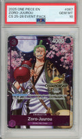 One Piece Graded: Zoro-Juurou OP05-067 Championship 25-26 Event Pack PSA 10