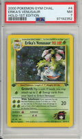 Pokemon Graded: Erika's Venusaur 1st Edition 4/132 Gym Challenge (2000) Holo PSA 7