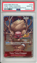 One Piece Graded: Tony Tony Chooper OP04-010 Championship Celebration Pack (2025) PSA 10