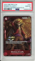 One Piece Graded: Monkey D. Luffy P-007 CS Celebration Pack (2024) PSA 10