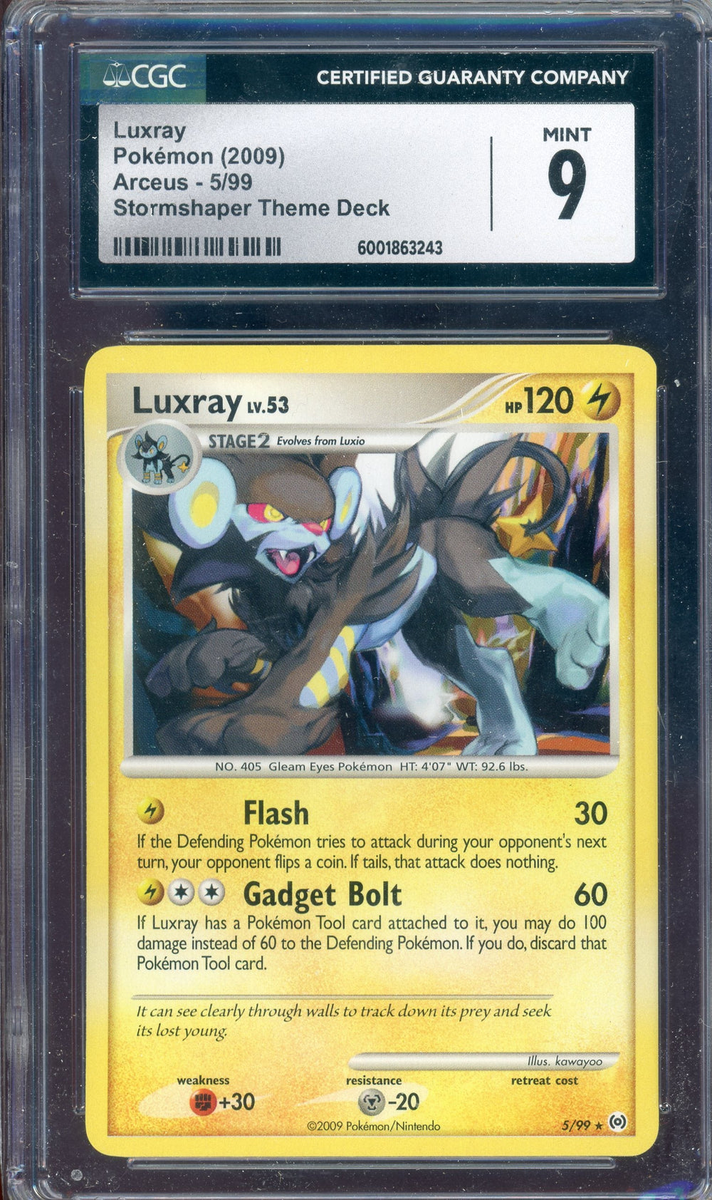 CGC 9 LUXRAY STORMSHAPER DECK