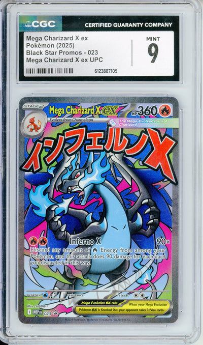 Pokemon Graded:  Mega Charizard X ex #23 Ultra-Premium Collection CGC 9