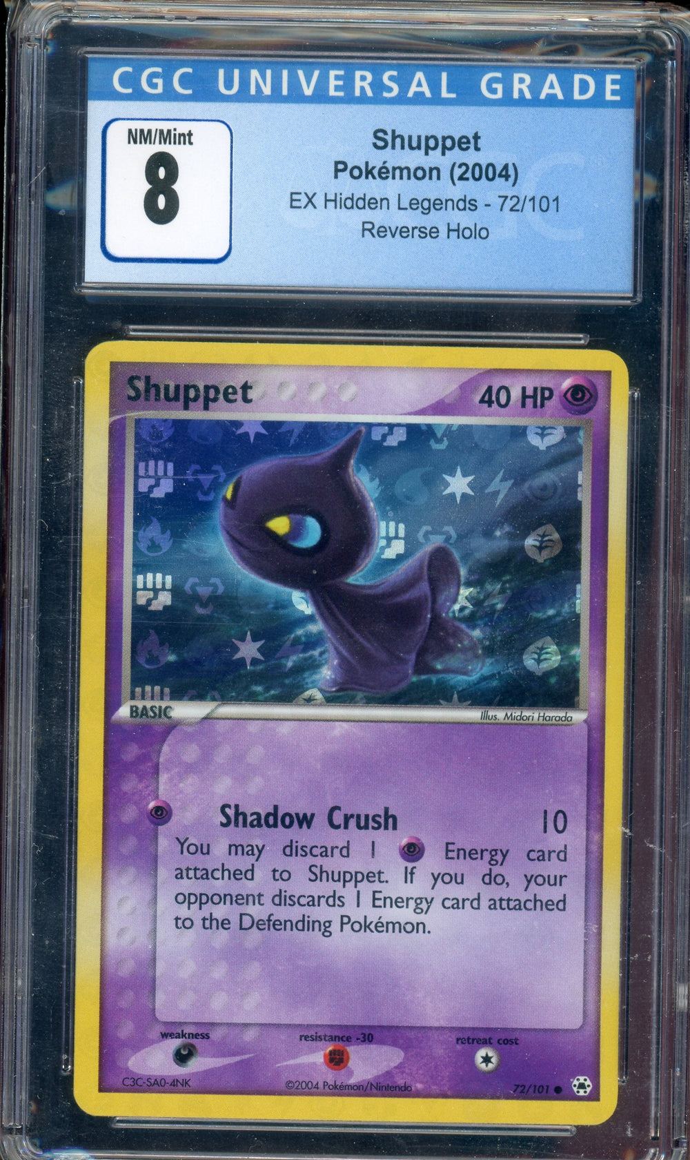 CGC 8 SHUPPET REVERSE HOLO
