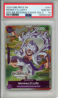 One Piece Graded: Monkey D. Luffy P-041 Offline Regionals Pack Vol.2 (2024) PSA 10