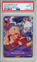 One Piece Graded: Monkey D Luffy P-041 Emotion Promo (2024) PSA 10