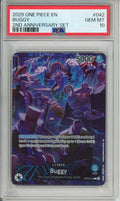 One Piece Graded: Buggy OP09-042 2nd Anniversary Set (2025) PSA 10
