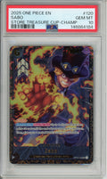 One Piece Graded: Sabo OP13-120 Store Treasure Cup Champ. 2025 PSA 10
