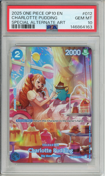 One Piece Graded: Charlotte Pudding ST12-012 Special Alt Art (2025) PSA 10