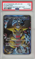 Pokemon Graded: JP Giratina 2/16 Plasma Battle Gift Set (2012) Full Art Holo PSA 1