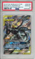 Pokemon Graded: Pikachu & Zekrom GX #SM168 Tag Team Promo Full Art (2019) PSA 10