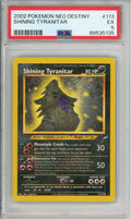 Pokemon Graded: Shining Tyranitar 113/105 Neo Destiny (2002) Secret Rare PSA 5