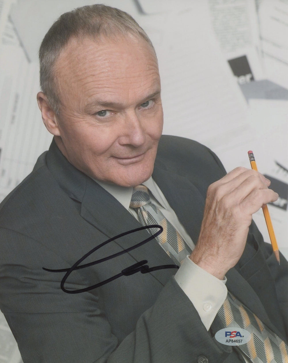 Creed Bratton The Office Authentic Signed 8x10 Vertical Photo PSA/DNA 4