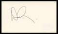 Denis Leary Rescue Me Authentic Signed 3x5 Index Card Autographed BAS #BV04116
