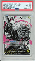 One Piece Graded: Charlotte Katakuri OP03-009 Pillars Of Strength Alt Art PSA 10