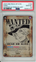 One Piece Graded: Sabo Wanted Poster OP13-120 Carrying On His Will PSA 10