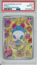 Pokemon Graded: Marill 232/217 Ascended Heroes (2026) IR PSA 10