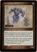 MTG Single: Sundering Titan Serialized 268/500 Brother's War Retro Artifacts NM