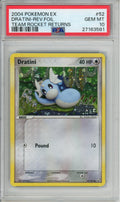 Pokemon Graded: Dratini 52/109 Team Rocket Returns (2004) Reverse Foil PSA 10