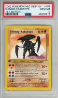 Pokemon Graded: Shining Kabutops 1st Edition 108/105 Neo Destiny (2002) PSA 10