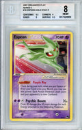 Pokemon Graded: Espeon Gold Star 16/17 Series 6 (2007) Beckett 8