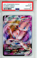 Pokemon Graded: Mew VMAX 114/264 Fusion Strike (2021) Full Art PSA 10