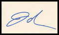 John Corbett Northern Exposure Authentic Signed 3x5 Index Card BAS #BV02121