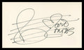 Carol Connors The Teddy Bears Authentic Signed 3x5 Index Card BAS #BV02123