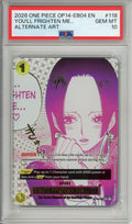 One Piece Graded: You'll Frighten Me... Alt Art OP14-118 The Azure Sea's Seven PSA 10