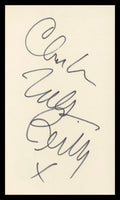 Charles Nelson Reilly Match Game Authentic Signed 3x5 Index Card BAS #BV02145