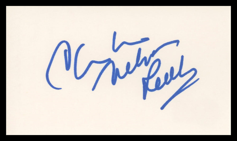Charles Nelson Reilly Match Game Authentic Signed 3x5 Index Card BAS #BV02146
