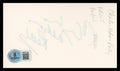 Charles Nelson Reilly Match Game Authentic Signed 3x5 Index Card BAS #BV02146