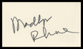 Madlyn Rhue Murder, She Wrote Authentic Signed 3x5 Index Card BAS #BV02148