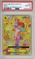 One Piece Graded: Nami OP08-106 Special Alternate Art PSA 10