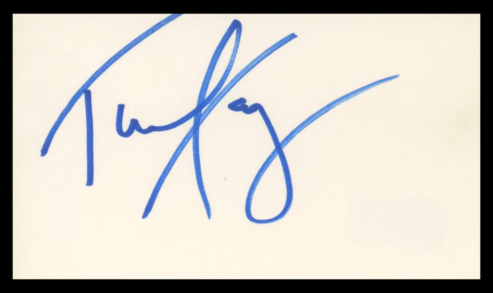 Timothy Leary Dying to Know: Ram Dass & Timothy Leary Signed 3x5 Index Card BAS