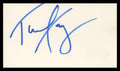 Timothy Leary Dying to Know: Ram Dass & Timothy Leary Signed 3x5 Index Card BAS