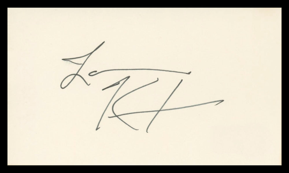 Lawrence Kasdan Star Wars ESB  Authentic Signed 3x5 Index Card BAS #BU64787