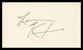 Lawrence Kasdan Star Wars ESB  Authentic Signed 3x5 Index Card BAS #BU64787
