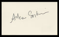 Arleen Sorkin Days of Our Lives Authentic Signed 3x5 Index Card BAS #BV59152