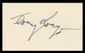 Tony Longo Mulholland Drive Authentic Signed 3x5 Index Card BAS #BV59146