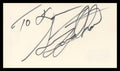 Sonny Landham Predator Authentic Signed 3x5 Index Card Autographed BAS #BU64817