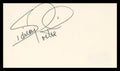 Sidney Poitier In The Heat of the Night Authentic Signed 3x5 Index Card BAS #BV04107